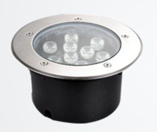 Грунтовый светильник 9W, RGB/RGBW, IP67