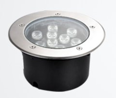 Грунтовый светильник 9W, 2700-6500К, IP67