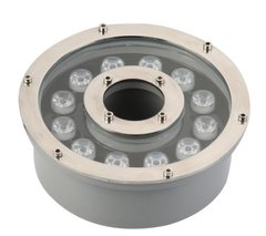 Підводний LED прожектор 12W  RGB  IP68 для фонтану і басейну