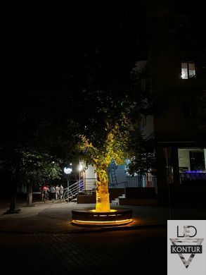 Світлодіодний світильник для освітлення дерев і колон 60W, RGB/RGBW, IP65