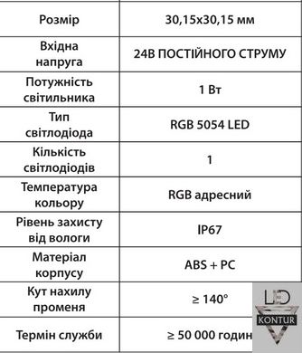 Розумна вулична Smart гірлянда 15м, RGBW, IP65, точкове освітлення із додатком, Outdoor Magic Color Lights