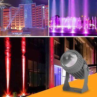 Узколучевой фасадный RGB LED прожектор 10W