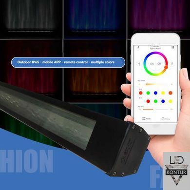 Світлодіодний світильник з ефектом водної хвилі 60W, RGB/RGBW, IP65