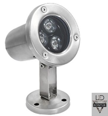 Подводный LED прожектор 3W для фонтана, бассейна RGB IP68