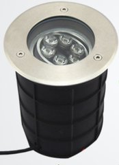 Грунтовий LED світильник 6W  із змінним кутом освітлення