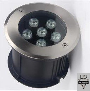 Грунтовый LED светильник 6W  с регулируемым углом освещения