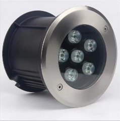 Грунтовый светильник 6W, RGB/RGBW, IP67